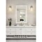 Z-Lite Analia Wall Sconce, 1-Light, 6.5 In.W x 7.5 In.L x 9.25 In.H, Brushed Nickel/Clear Ribbed 1101-1S-BN - alternate 7